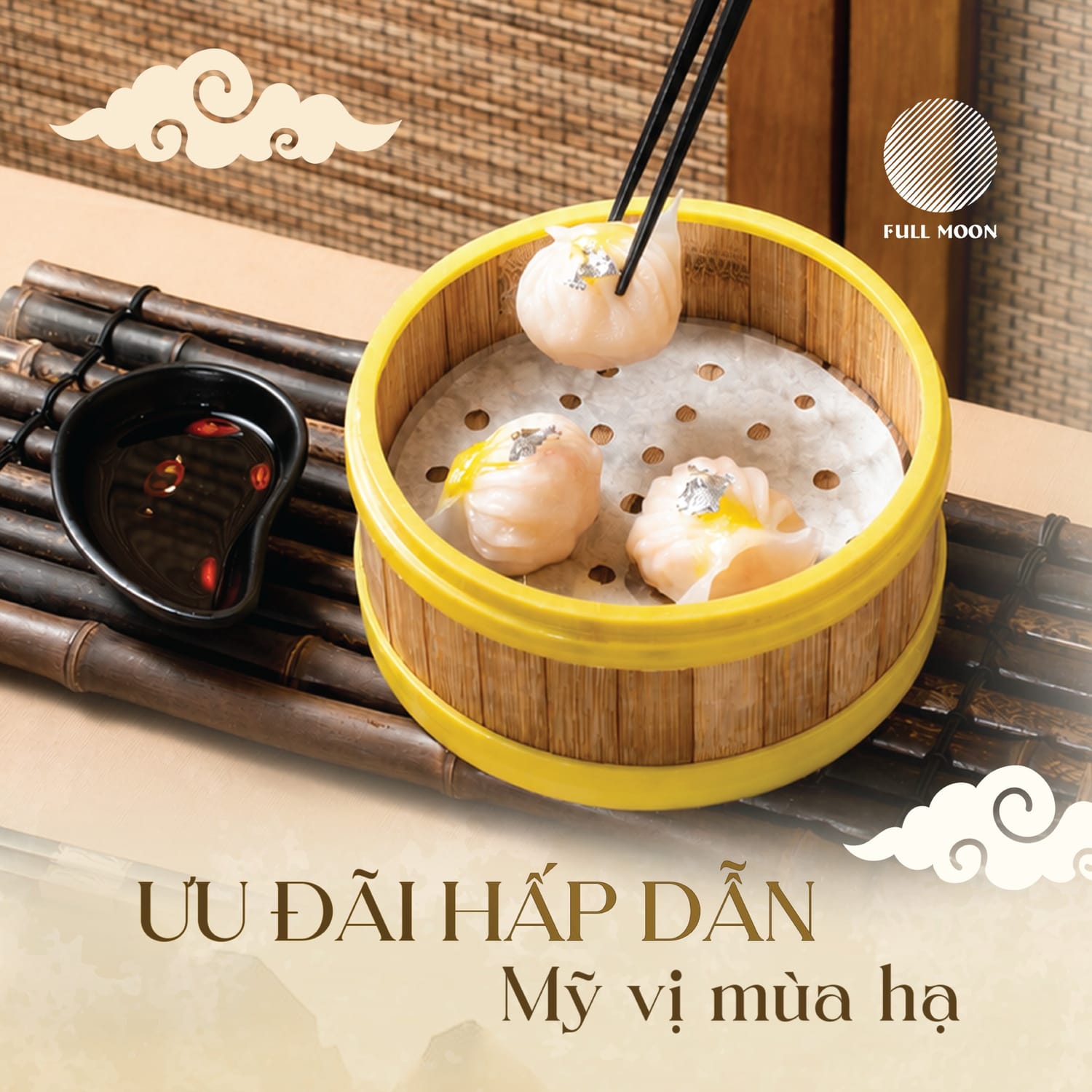 ĐI 4 TÍNH 3 – THƯỞNG THỨC MỸ VỊ MÙA HẠ TẠI FULL MOON 🌕
